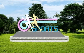 Sports Park Running Sculpture