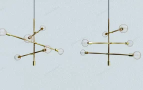 Molecular Pendant Light