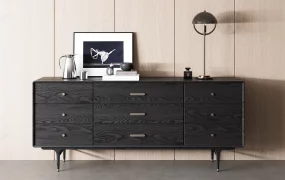Black Modern Dresser