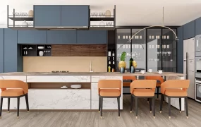 Contemporary Kitchen Island Idea