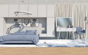 Master Bedroom With Dressing Table