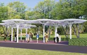 Modern Park Pavilion