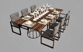 7 Piece Dining Table Set