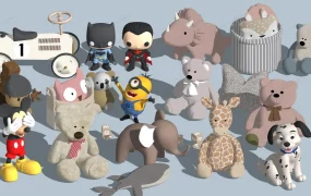 Stuffed Animal Toy Set