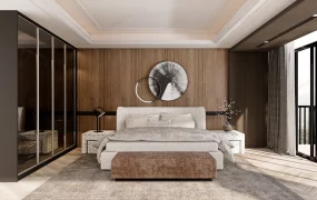 Rustic Modern Master Bedroom