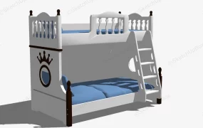 White Twin Bunk Bed