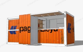 Shipping Container Concession Stand