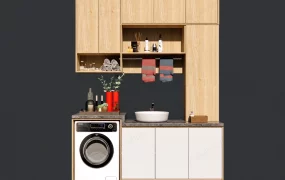 Laundry Room Cabinet With Sink