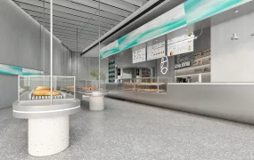 Modern Bakery Interior Design