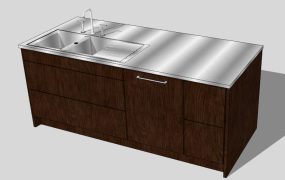 Kitchen Island with Sink