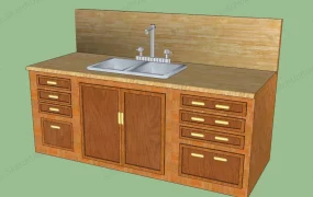 Kitchen Cabinet With Sink