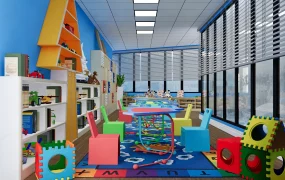 Modern Daycare Activity Room