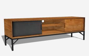 Low Profile Television Console Cabinet