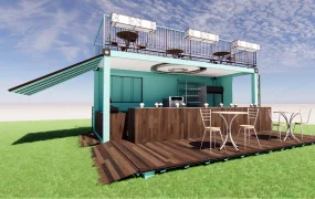 Ship Container Sweet Dessert Shop