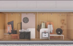 Clothing Retail Store Window