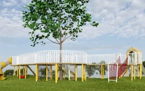 Metal Outdoor Playset