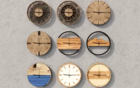 Rustic Wood Wall Clocks