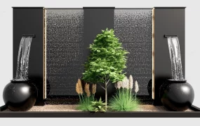 Modern Outdoor Wall Fountain Ideas