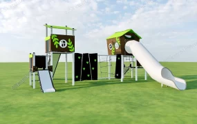 Outdoor Climb & Slide Playset