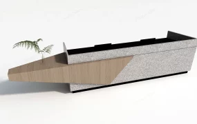 Creative Reception Desk