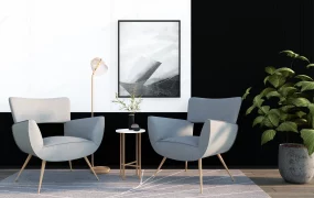 Accent Chair Set With Table