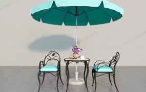 Wrought Iron Bistro Patio Set