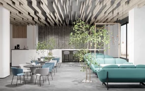 Minimalist Modern Coffee Shop