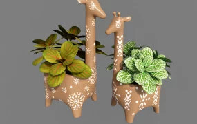 Adorable Giraffe Planters