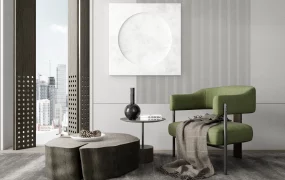 Green Accent Chair And Table