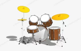 5 Piece Drum Set