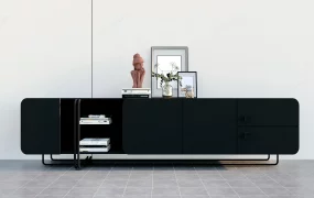 Black Accent Cabinet