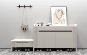 Entryway Shoe Cabinet And Bench