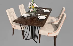 5 Piece Dining Table Set