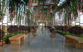 Flowering Vines Archway