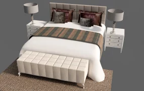 4 Piece Bedroom Furniture Set