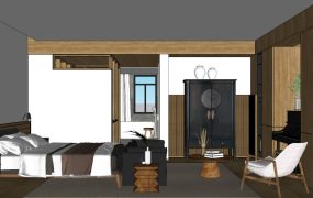 Master Bedroom with Bathroom Idea