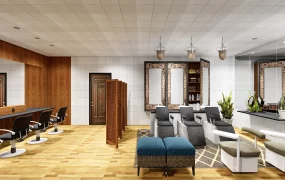 Low Budget Hair Salon Interior Design