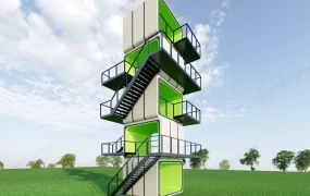 Modern Observation Tower