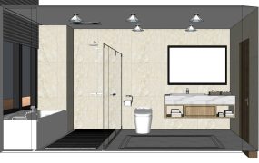 Minimalist Bathroom Remodel Idea