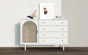 Living Room White Dresser