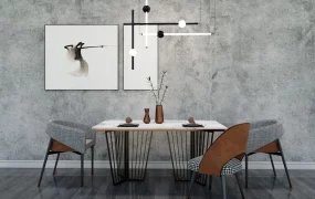 Urban Industrial Dining Room Decor