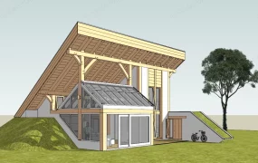 Small Country Wood House