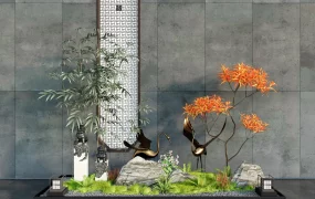 Chinese Style Indoor Garden Landscaping