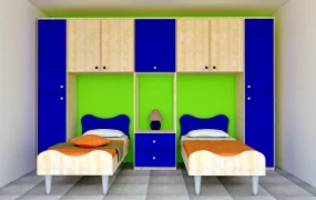 Green And Blue Boys Room