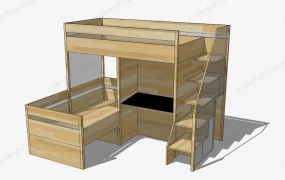 Bunk Bed With Desk