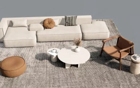 Minimalist Living Room Furniture Set