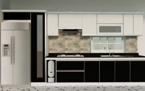 Small One Wall Kitchen Idea