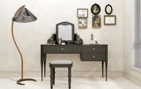 Medieval Style Black Makeup Vanity
