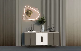 Entryway Console Accent Wall Ideas
