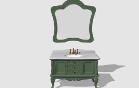 French Country Bathroom Vanity